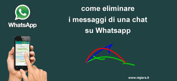 come eliminare i messaggi di Whatsapp