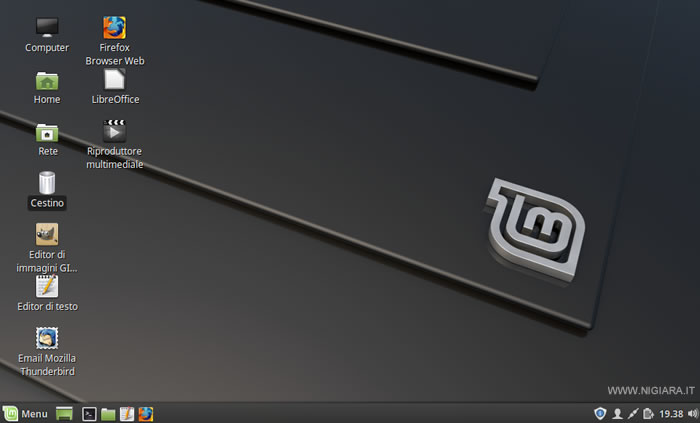 il nuovo sfondo sul desktop del PC