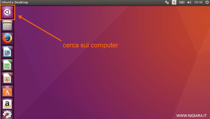 come trovare file sul computer Ubuntu