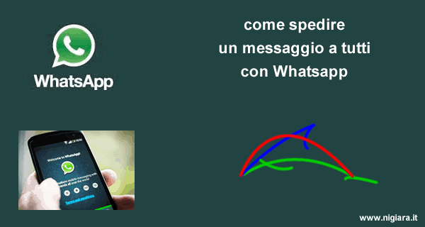 come inviare il messaggio a tutti gli amici su Whatsapp