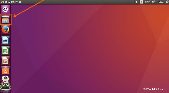 Apri esplora risorse su Linux Ubuntu