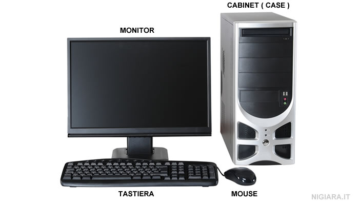 un esempio di computer fisso ( desktop )