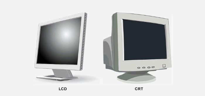 differenza tra monitor CRT e LCD